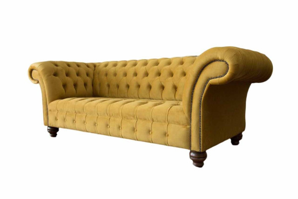 Chesterfield 3 Seater Designer Sofa Couch Upholstery Sofas Couches Fabric