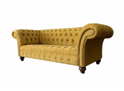 Chesterfield 3 Seater Designer Sofa Couch Upholstery Sofas Couches Fabric
