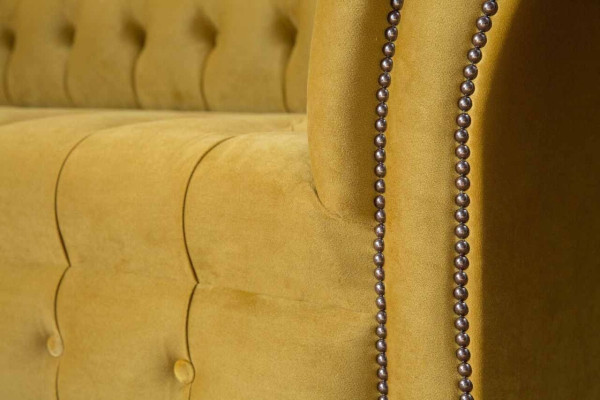 Chesterfield 3 Seater Designer Sofa Couch Upholstery Sofas Couches Fabric