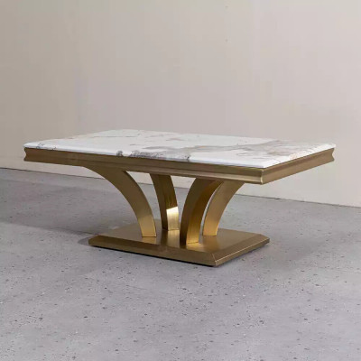Coffee table Design Living room Luxury Coffee tables Tables Furniture Gold 115x70