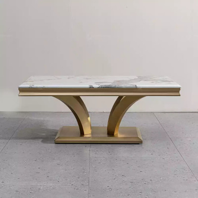 Coffee table Design Living room Luxury Coffee tables Tables Furniture Gold 115x70