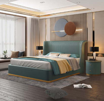 Designer Bed Bedroom Beds Furnishings Hotel Luxury Upholstery new