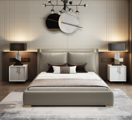 Modern Bedroom Bed Luxury Double 180x200 Furniture Beds Furnishings