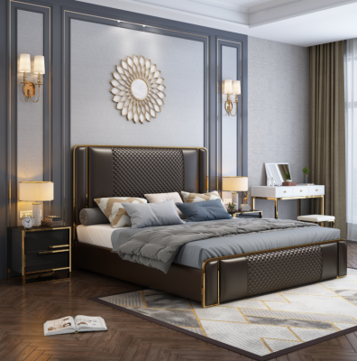 Bed Double bed Beds Furniture Furnishings Bedroom Luxury Design