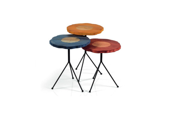 Set 3x Side table Designer Coffee table luxurious Living room Table Table