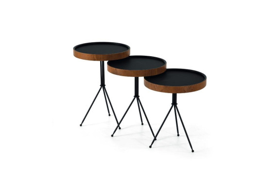 Set 3x Coffee table Coffee table Side table Designer Living room table Table