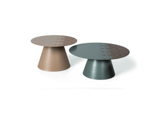 Double Set 2x Coffee table Modern Side table Design Living room Table