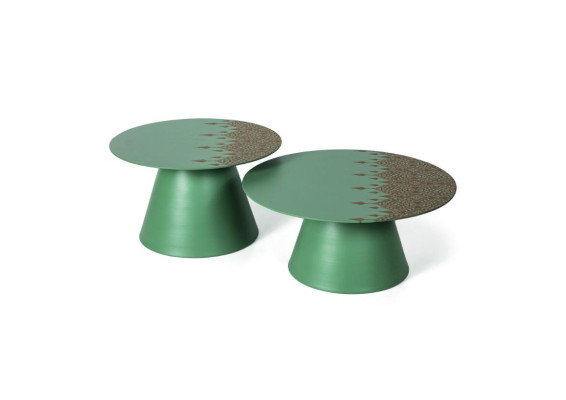 Design Table Coffee table Set 2x Living room stainless steel Modern luxury tables