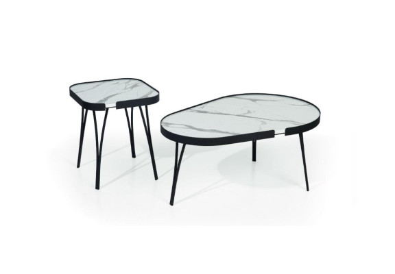 Modern Coffee table 2x for Living room Luxur Furniture Black Furniture