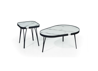 Modern Coffee table 2x for Living room Luxur Furniture Black Furniture
