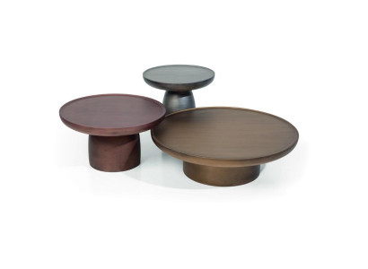 Designer Coffee table Set 3x Living room Wood Modern Luxury Furniture Tables