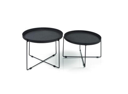 Luxury Coffee table Designer Living room table Black Table stainless steel Tables