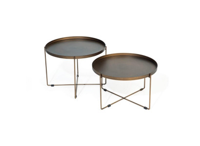 Coffee table x2 Living room Coffee Table Nesting table Side tables 2 pcs. Round tables