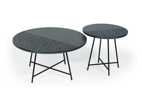 Coffee table Modern Side table Designer Living room table Black Table