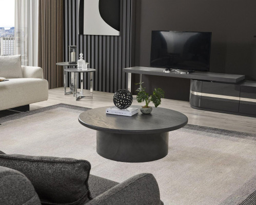 Coffee table Side table Living room Table Gray Wood Design Furniture
