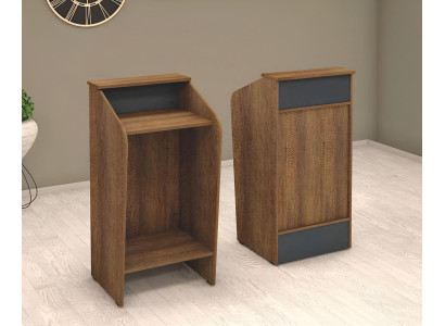 Reception Reception Desk Reception Desk Office Hotel Wood Brown Table