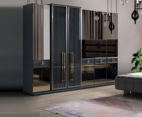 Designer Wardrobe Bedroom Furniture Modern Wood Wardrobe Luxury