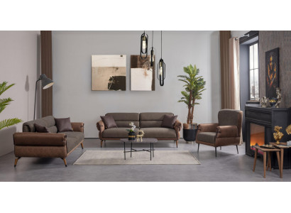 Upholstered furniture Textile Living room Set 3-piece Sofa Two-seater Armchair new Furnishings