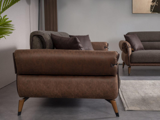 Upholstered furniture Textile Living room Set 3-piece Sofa Two-seater Armchair new Furnishings