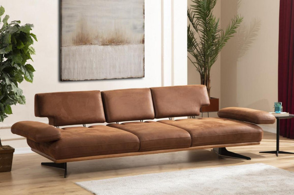 Four Seater Sofa Couch Modern Design Fabric Luxury Living room Upholstery Sofa