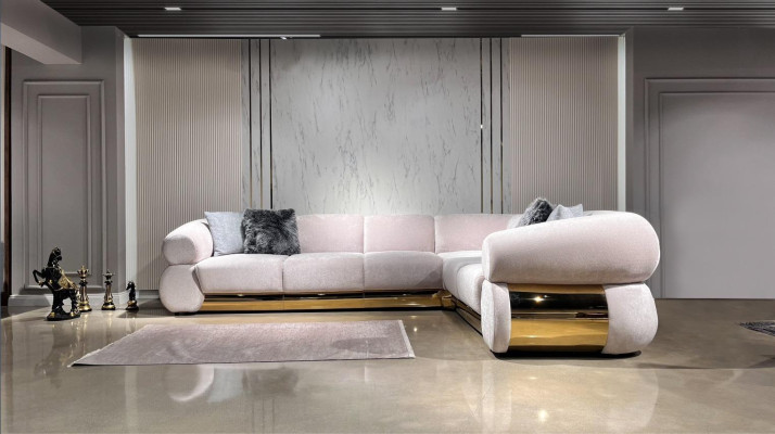 Luxury Corner sofa L-shape Living room Modern Design Furniture Upholstered furniture new