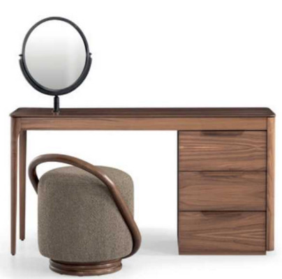 Luxury Bedroom set Dressing table with Mirror Stool Modern Design