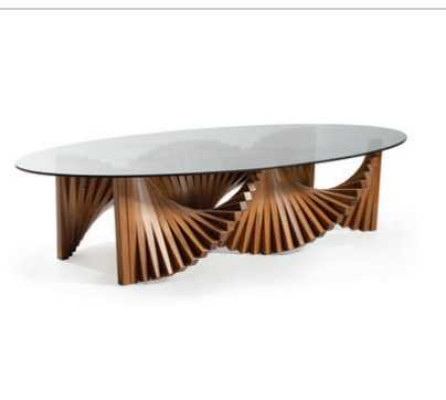 Design Living room table Coffee table Luxury Coffee table Table 157x80cm