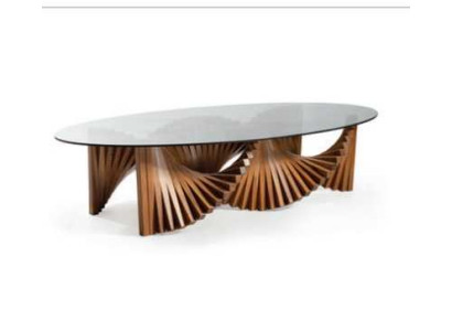 Design Living room table Coffee table Luxury Coffee table Table 157x80cm