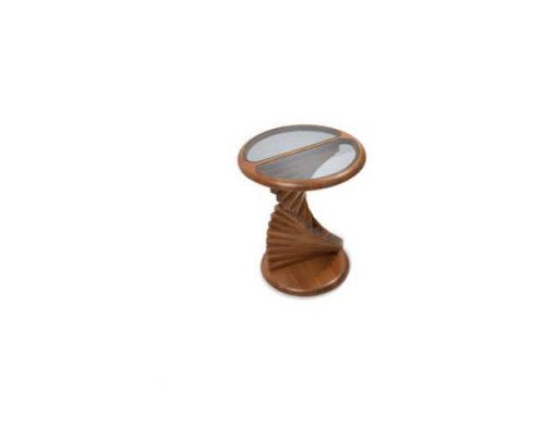 Chic side table living room modern design wood stairs table