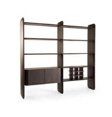 Bookshelf Wood Shelf Wardrobe Office Furnishings Designer Modern Divider Shelves
