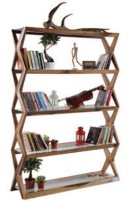 Bookshelf Modern Wood Shelf Wardrobe Office Designer Furnishings Shelves