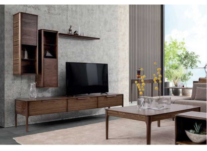 Living room set wall unit shelf with tv stand modern design wall unit