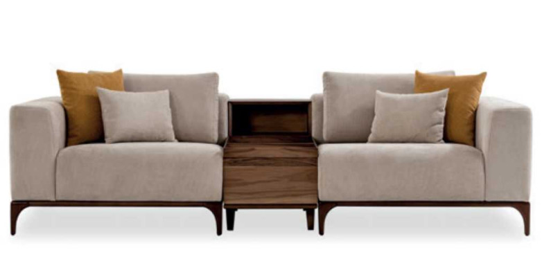 Luxury 4-piece living room set sofa 3+2+1 seater with coffee table modern design