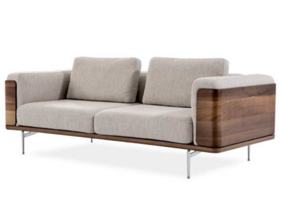 Luxury Sofa Gray Color Living room Upholstery Textile 5 Seater Couch Five Seater