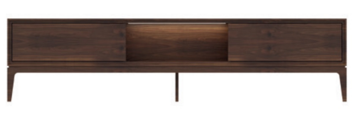 Luxury Living room Brown Furniture Wall unit TV lowboard new Modern