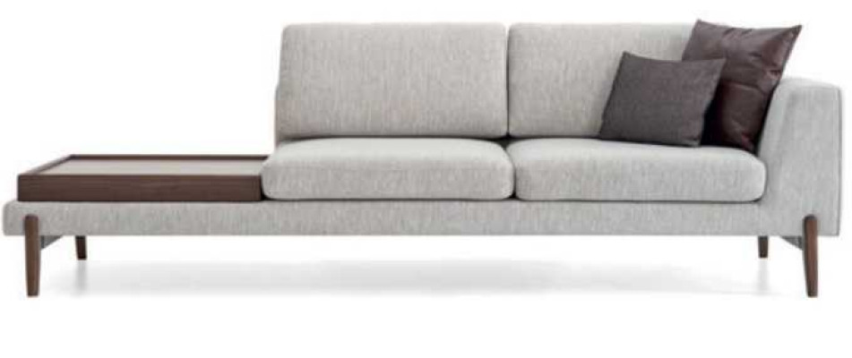 Luxury Living room Sofa Modern Design Wood with Textile Lounge Club Sofa Big