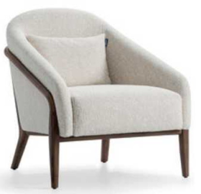 Armchair Upholstery Seater Modern Design Gray Lounge Luxury Living room