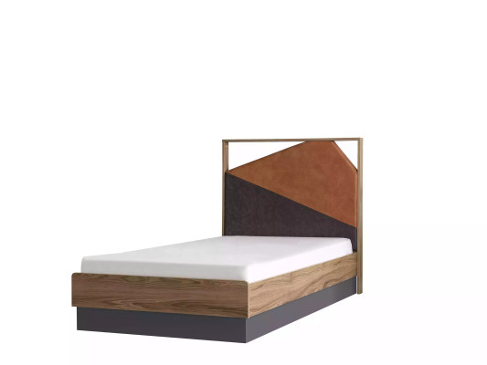 Childrens bed Bed 100 cm Bed frame e Childrens room Wood bed frame Gray