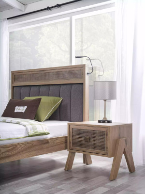 Complete youth bed children's furniture children's room bed wood brown set 8 pieces