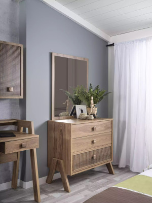 Kinderfurniture Komplete Childrens bed Childrens room Bed Wood Brown Set 4pcs