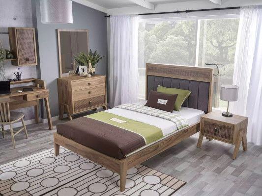 Childrens room Complete bed frame children's furniture bed wood Brau set 4 pieces