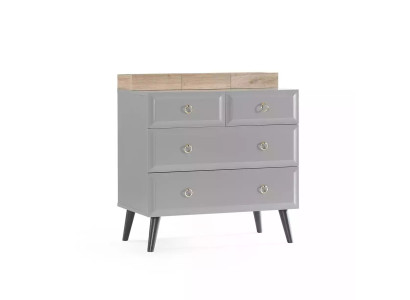 Chest of drawers Wardrobe Children Room Chests of drawers Wood Gray Modern Youth Room