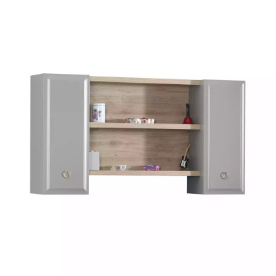 Computer desk Desk Children's Desk Wood Gray Set 3-piece Table