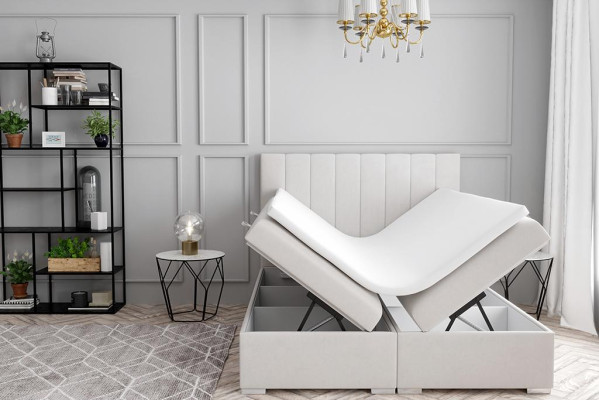 Luxury Bed Upholstered furniture Bedroom Box Spring Bed Design Double bed new