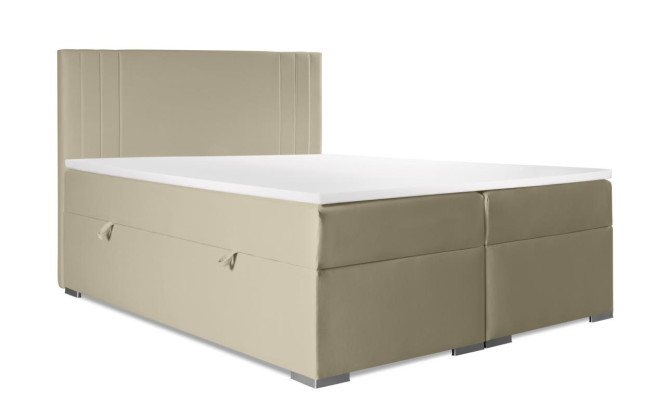 Double bed Upholstery Bedroom Bed Modern Furniture Upholstered bed Box spring bed