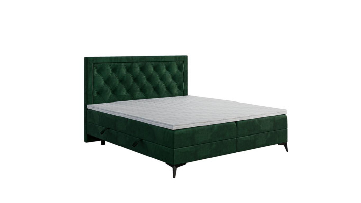 Luxury Upholstered bed Box spring bed Double bed Upholstery Fabric Design Bed Furniture