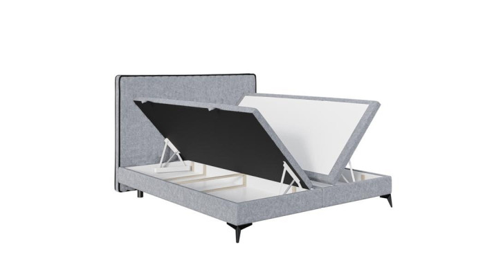 Bed Modern Double bed Designer Bedroom Upholstery Fabric Furniture Beds