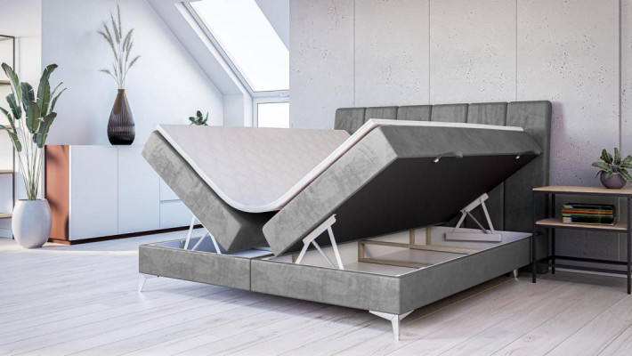 Modern Bed Bedroom Designer Double bed Box spring bed Upholstered bed