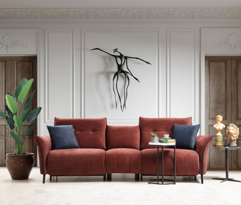 Designer Sofa Living room new Upholstered Sofa Four Seater Couch Modern Furniture