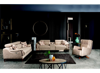 Living room set 3 piece luxury sofa set three seater sofa couch modern furniture